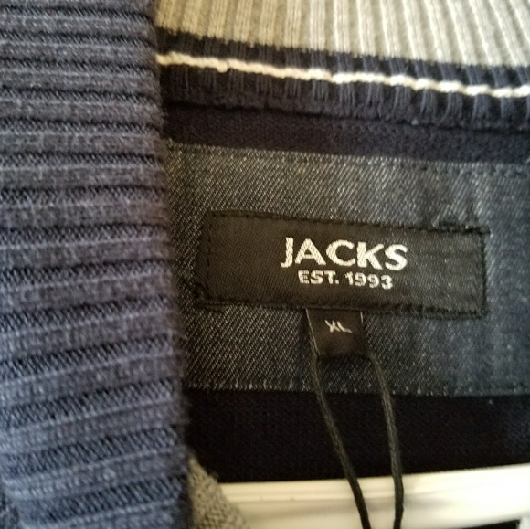 JACKS Men sweater, Blue color, Size XL - Picture 4 of 8